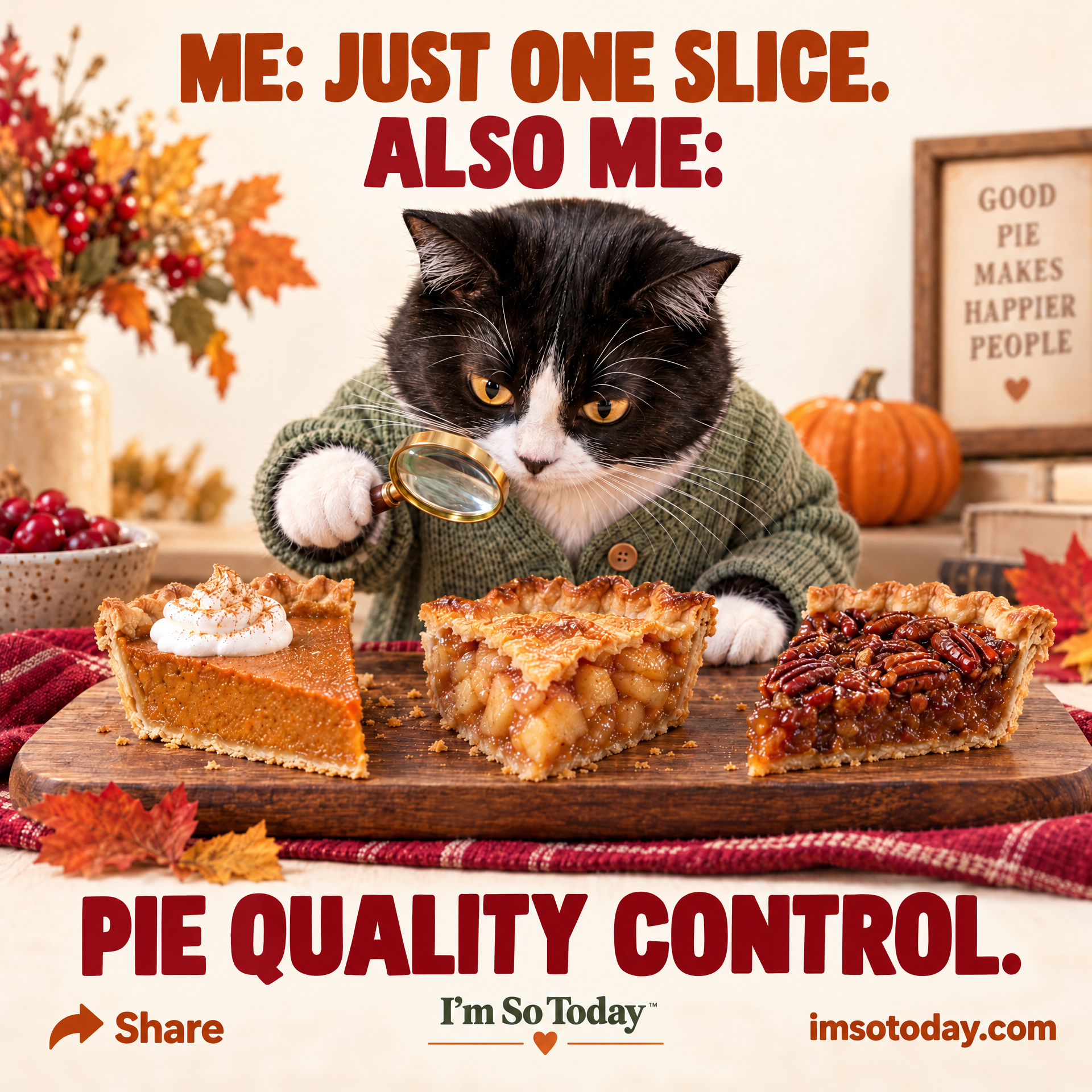 Pie Quality Control